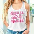 Mother Of A Warrior 乳がん啓発 ピンクリボン 長袖tシャツ レディースタンクトップ 彼女への贈り物