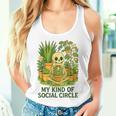 My Kind Ofocial Circle Plantkeleton ユーモア レディースタンクトップ 彼女への贈り物