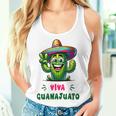 Viva Guanajuato Mexico Cactus ビバ・グアナファト・メキシコ サボテン・ソンブレロ レディースタンクトップ 彼女への贈り物