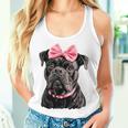 コケット ボウケーン コルソ 犬 ママ ピンクリボン 女の子 レディースタンクトップ 彼女への贈り物