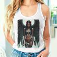 セクシーガールグラフィックtシャツ セクシーな悪魔の女の子のピンナップバックプリント レディースタンクトップ 彼女への贈り物