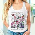 花柄 クリスチャン ティー 聖書 詩 伝道の書 3 レディースタンクトップ 彼女への贈り物