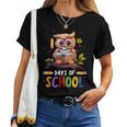 100Th Days Ofchool Owls 鳥 学生 100日間の学校 レディースTシャツ