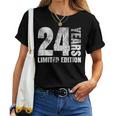 24歳 男性 ギフト 24歳 誕生日プレゼント 女性用 レディースTシャツ