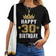 30歳の男性と女性のためのハッピー30歳の誕生日のアイデア レディースTシャツ