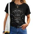 42歳の誕生日 男性 女性 42歳 1983年 誕生日プレゼント レディースTシャツ