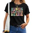 Auntie Godmother Bestie Aunt God Mother Bestie Women T-shirt