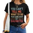 Father Daddy From Daughter Fathers Day レディースTシャツ