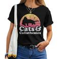 Gatos Y Calistenia Hombre O Gato Y Calistenia Camiseta de mujer