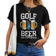 Golf And Beer That's Why I'm Here ゴルフ ビールを飲む人 レディースTシャツ