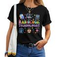 Groovy 放射線技師アート メンズ レディース X線技術 レディースTシャツ