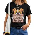 Happy Mother's Day To The World Best Dog Mom Dog Lover Mom Women T-shirt
