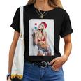 Hot Girl On 男性用 セクシー アイス ポップ ピンナップ 3 グランジ レディースTシャツ