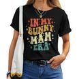 In My Bunny Mom Era ヴィンテージ イースターデー 母の日 レディースTシャツ