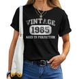 Intage 1985 Regalos De Cumpleaños 37 Años 37Th Bday Present Cuello Camiseta de mujer
