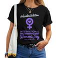 International Women's Day 2025 Accelerate Action Girls レディースTシャツ