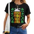Irish You Were Beer 聖パトリックの日 ビアマグ 面白い レディースTシャツ