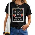 It's My 17Th Birthday Happy 17歳 誕生日 男の子 女の子 レディースTシャツ