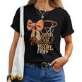 Just A Basketball Girl キュート コケット リボン バスケットボール選手 ガールズ レディースTシャツ