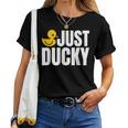 Just Duckyラバーダック レディースTシャツ