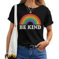 Lgbtq Be Kind Pocket Gay Pride Lgbt Ally Rainbowintage レディースTシャツ