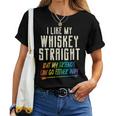 Like My Whiskeytraight Friends Lgbtq Gay Pride Proud Ally レディースTシャツ