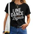 Line Dance Legends Citation De Danse Country T-shirt femme