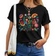 Maestra Flowers Spanish Teacher Cinco De Mayo Women T-shirt