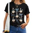Mama Goose Coquette Bow Goose Lover Mom Mother's Day Women T-shirt