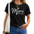 Mama Heart Est2022 Cute Pregnancy New Moms & Mothers-To-Be Women T-shirt