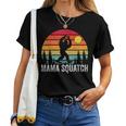 Mama Squatch Bigfoot Mom Sasquatch Family Matching Costume Women T-shirt