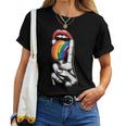 Masc Lesbian Stuff Tongue Rainbow Gay Pride Ally Lgbtq Adult Women T-shirt Masc Lesbian Stuff Tongue Rainbow Gay Pride Ally Lgbtq Adult Women T-shirt