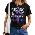 Micro Preemie Nicu New Mom Awareness Strong Premature Birth Women T-shirt