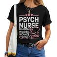 Psych Nurse Mental Health Psychiatric Nursing Appreciation レディースTシャツ