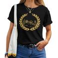 Spqr -Enatus Populus Que Romanus ローマ帝国 レディースTシャツ