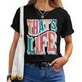 That Is Life Retro Groovyintage レディースTシャツ