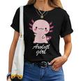 ウーパールーパーの女の子 レディースTシャツ