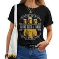 オクトーバーフェスト I Love Beer Bier & German クラシックミュージック レディースTシャツ