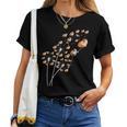 タンポポのモルモットの花、花のモルモットの木 レディースTシャツ