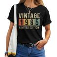 ヴィンテージ 1985 40歳の誕生日プレゼント 男性 女性 40歳 レディースTシャツ