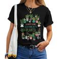 幸せな家は植物のある家です「A Happy Home Is A Home With Plants」- 観葉植物の園芸 レディースTシャツ