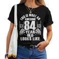 男性、女性、84歳の誕生日への84歳の誕生日プレゼント 長袖tシャツ レディースTシャツ