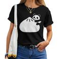 肉まんとパンダ かわいい チャイナ Pork Bunpanda レディースTシャツ
