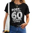 還暦祝い 旅行好き 父 母 男性 女性 60歳 レトロ おしゃれ 文字デザイン Born To Travel レディースTシャツ