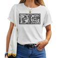 Dg Initials D G Nameurname Onomastics Onomatology レディースTシャツ