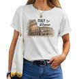 Italia Coliseo Roma Italia Amantes Hombres Es Niños Camiseta de mujer