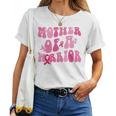 Mother Of A Warrior 乳がん啓発 ピンクリボン 長袖tシャツ レディースTシャツ