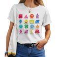 Pre-K Teachershape Learning 教育者向け 算数の日 レディースTシャツ