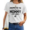 Promoted To Mommy Est 2025 Soon To Be Mom 2025 Mother's Day Women T-shirt