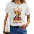 Wild West Dreams Country Western Cowgirl Rodeo グラフィック レディースTシャツ